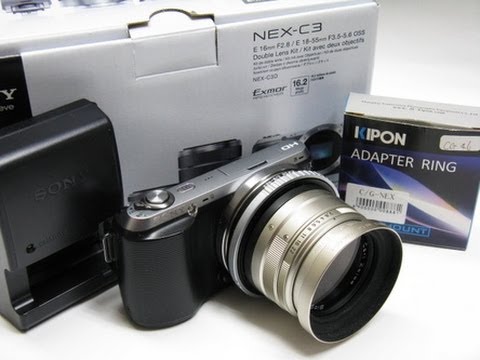 Contax G　Biogon 28mm/f2.8 + sony NEX-C3 + KIPON