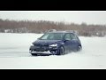 VW Golf R MKVII in snow
