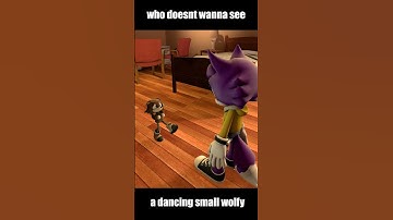 Dancin Lil Wolfy :D #shorts #sfm  #animation #breakdance #sonicforces