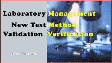 Laboratory Management - New Test Method Validation/Verification (1)
