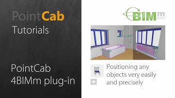 PointCab 4BIMm  07 Positioning any objects very easily and precisely