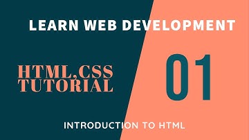 HTML,CSS Tutorial In Telugu - 01- Introduction To HTML | Learn Web Development In Telugu.