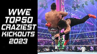 WWE TOP 50 CRAZIEST KICKOUTS 2023