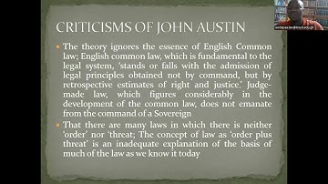 JURISPRUDENCE-  LEGAL POSITIVISM ( RECAP OF AUSTIN AND HART