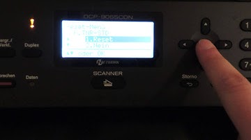 Brother DCP-9055CDN: How to reset toner / cartridge / page count