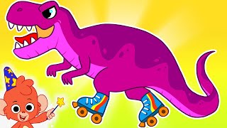 Funny Dinosaur Videos | Club Baboo | Spinosaurus, TRex, Velociraptor, Triceratops, Stegosaurus