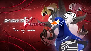 Shin Megami Tensei V Vengeance TOLD BY GEESE | [Law Route Full Recap]