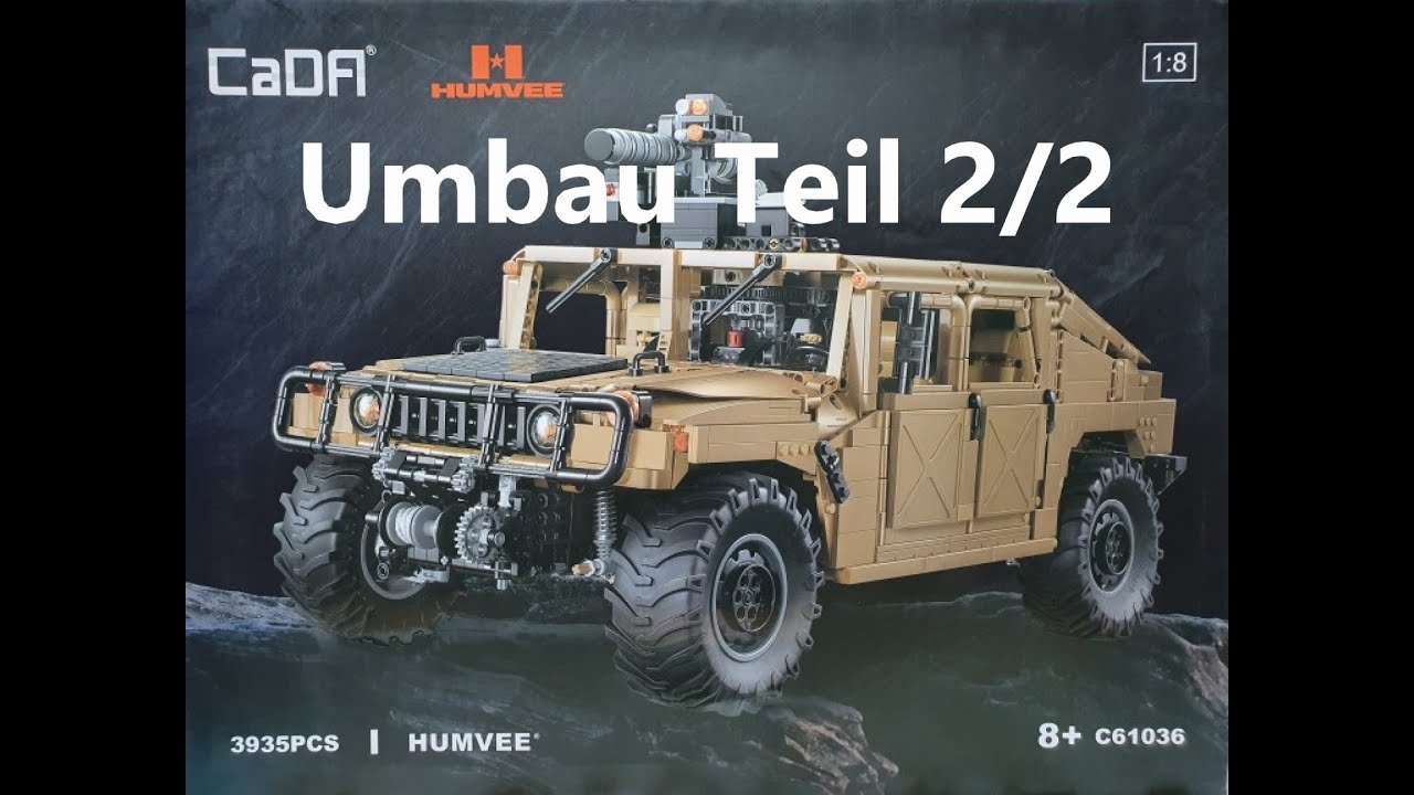Ist mein Umbauversuch fehlgeschlagen? I Cada Humvee I C61036 I Umbauvideo 2/2