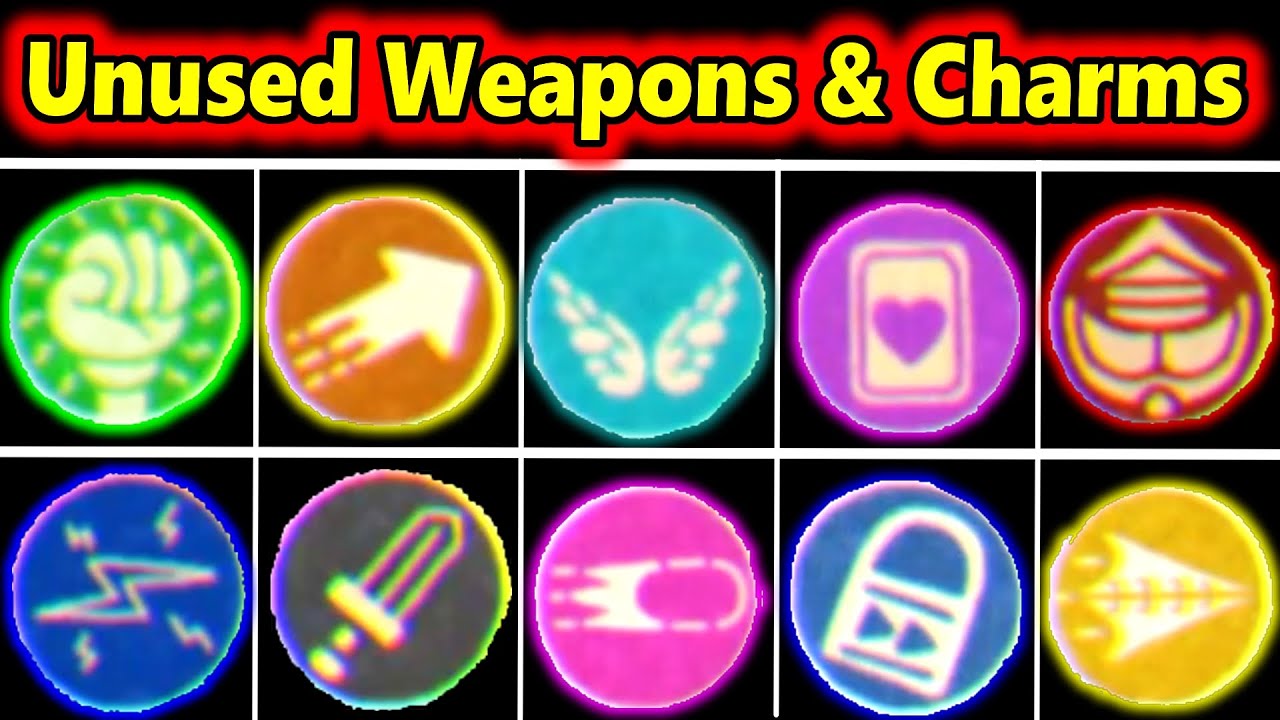 Cuphead - Unused Secret Weapons & Charms Revealed