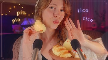 ASMR TRIGGER WORDS & Mouth Sounds muy cerca del micro ❤️ ¡recupera tus cosquillas! 🐥✨