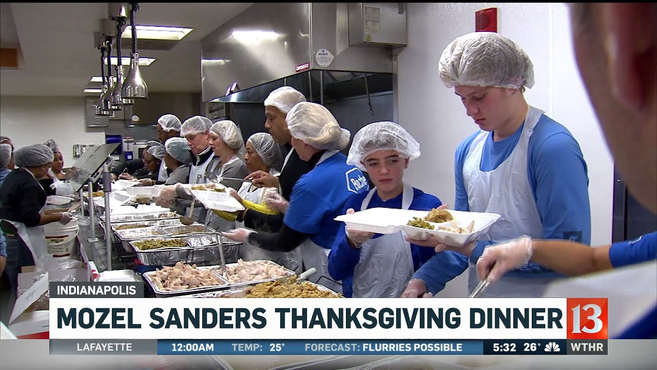 Mozel Sanders Thanksgiving dinner YouTube