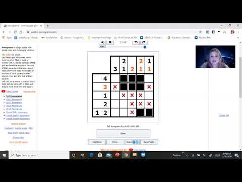Math Resource Showcase - Math and Arts - Nonograms SOLUTION