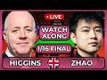 HIGGINS VS ZHAO | BRITISH OPEN 2025 | 1/16 FINAL | LIVE WATCHALONG