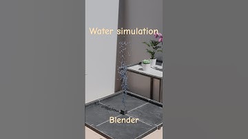 What if we compress water in Blender 4.1 ? | Blender 3d  #shorts #blender #youtube #b3d #simulation