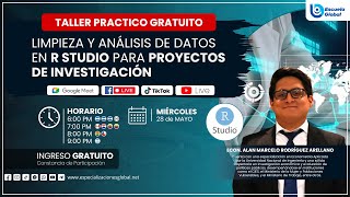 🔴𝐓𝐀𝐋𝐋𝐄𝐑 𝐏𝐑𝐀𝐂𝐓𝐈𝐂𝐎 | 𝐋𝐢𝐦𝐩𝐢𝐞𝐳𝐚 𝐲 𝐚𝐧𝐚𝐥𝐢𝐬𝐢𝐬 𝐝𝐞 𝐝𝐚𝐭𝐨𝐬 𝐞𝐧 𝐑 𝐒𝐭𝐮𝐝𝐢𝐨 𝐩𝐚𝐫𝐚 𝐏𝐫𝐨𝐲𝐞𝐜𝐭𝐨𝐬 𝐝𝐞 𝐈𝐧𝐯𝐞𝐬𝐭𝐢𝐠𝐚𝐜𝐢𝐨́𝐧