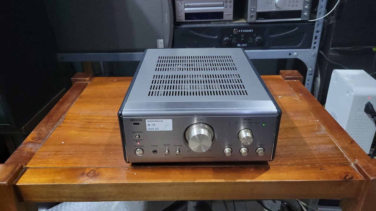 Denon PMA 6.5L amplifier, high-end, mid-size, ideal for pairing