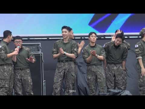 [4K] 261018 칠곡낙동강평화축제 강다니엘 - 손오공 + 단체사진 + 무대정리