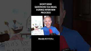 Dont Send Questions via Email During Interview Process @andylacivita