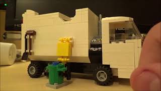 Custom Lego Garbage Truck With Working Packer (2)