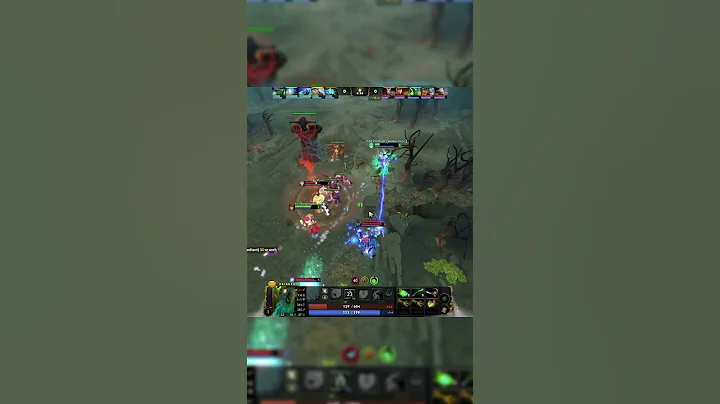 33 knows how to survive from ganking  #dota2 #immortal