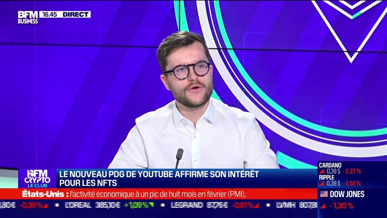 Le nouveau PDG de Youtube est pro-NFT