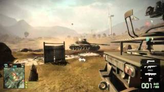 bad company 2 EPIC moment tank+chopper+knife kills
