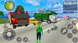 Spider Rope Hero Ninja Gangster Crime Vegas City - Android Gameplay screenshot 3