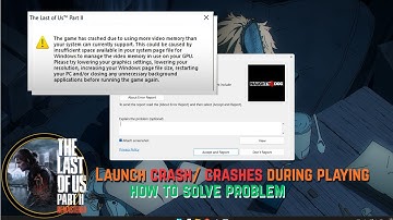 I Solved LAST OF US PART 2 LOW VIDEO MEMORY ERROR in 2 Minutes