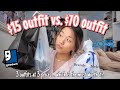 $15 OUTFIT VS. $70 OUTFIT ... which is the most worth it?