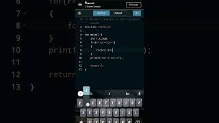 Demonstration of nested Loops in c programming language #viral#music#coding#code#shorts