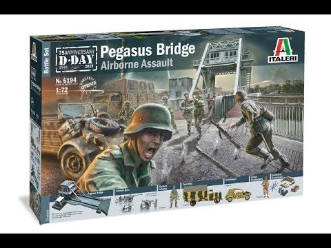 Unboxing ITALERI 6194 Pegasus Bridge Airborne Assault 1 72 Panzerschmied