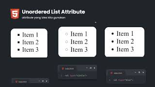 18. List - Belajar HTML CSS JS untuk Pemula [2024]