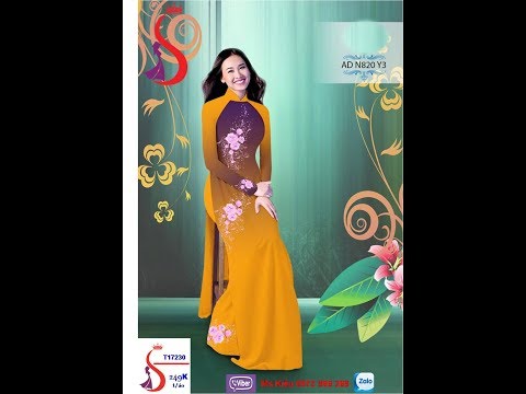 CÁC MẪU ÁO DÀI ĐẸP NHẤT (TUYỂN CHỌN) l Vải Áo Dài S