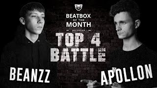 Beanzz Vs Apollon I Top 4 I Beatbox Of The Month July Edition 2024