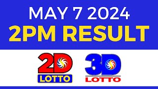 2pm Lotto Result Today May 7 2024 | Complete Details