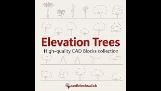 22 Diverse Tree Elevations Cad Blocks Free Dwg Download Autocad 2004
