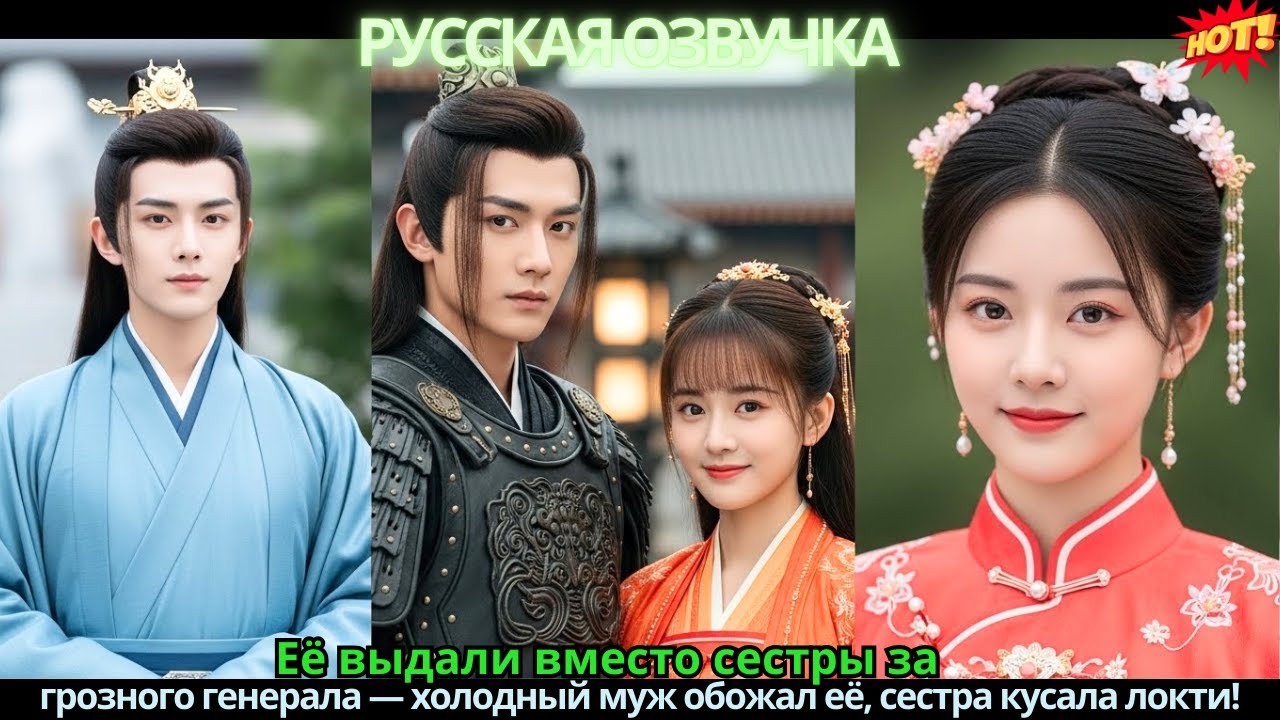 Её выдали вместо сестры за грозного генерала — холодный муж обожал её, сестра кусала локти!