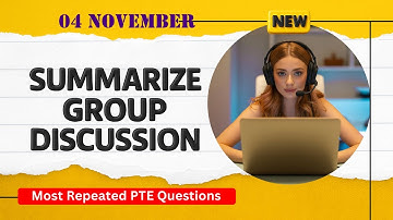 Summarize Group Discussion PTE Speaking | Timer and Answers | Real Exam Questions OCTOBER 2025