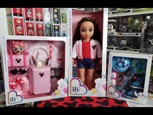 Ily 4ever Disney Inspired Dolls by Jakks Pacific - Minnie Mouse Doll &  Stitch Accessories 