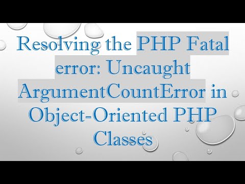 Resolving the PHP