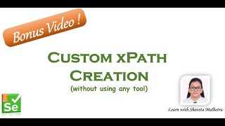Selenium - Dynamic Relative XPath creation - PART1 | Automation Testing | HINDI