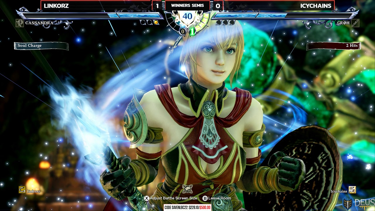 Soulcalibur6 @ NLBC Online #6 - Linkorz vs Icychains [4K/60fps]