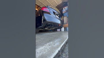 WRX AWE Track edition cold start