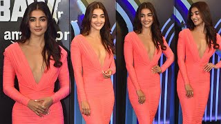 Pooja Hegde Latest Visuals Bawaal Screening Pooja Hegde Latest Video Tu