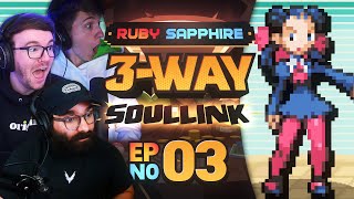 THE MOST INSANE LUCK! • Pokémon Ruby \& Sapphire 3-Way Soul Link • 03