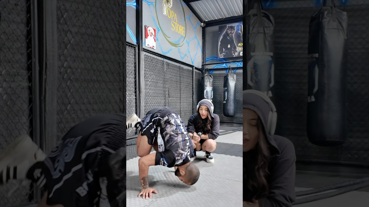 MMA vs pole dancer en fuerza de agarre 😅 