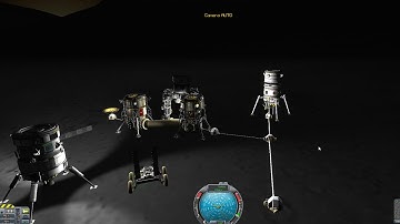 Reusable KSP 27 -  Mun Polar Base 3