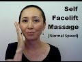 Antiaging fat reducing tanaka self facelift massage normal speed