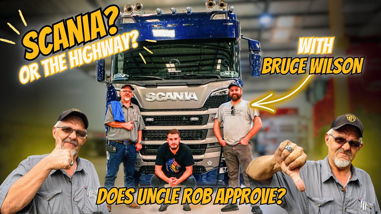 AMERICAN BADA$$ TEST DRIVES EUROPEAN TRUCKS! 🚛@Bruce_Wilson