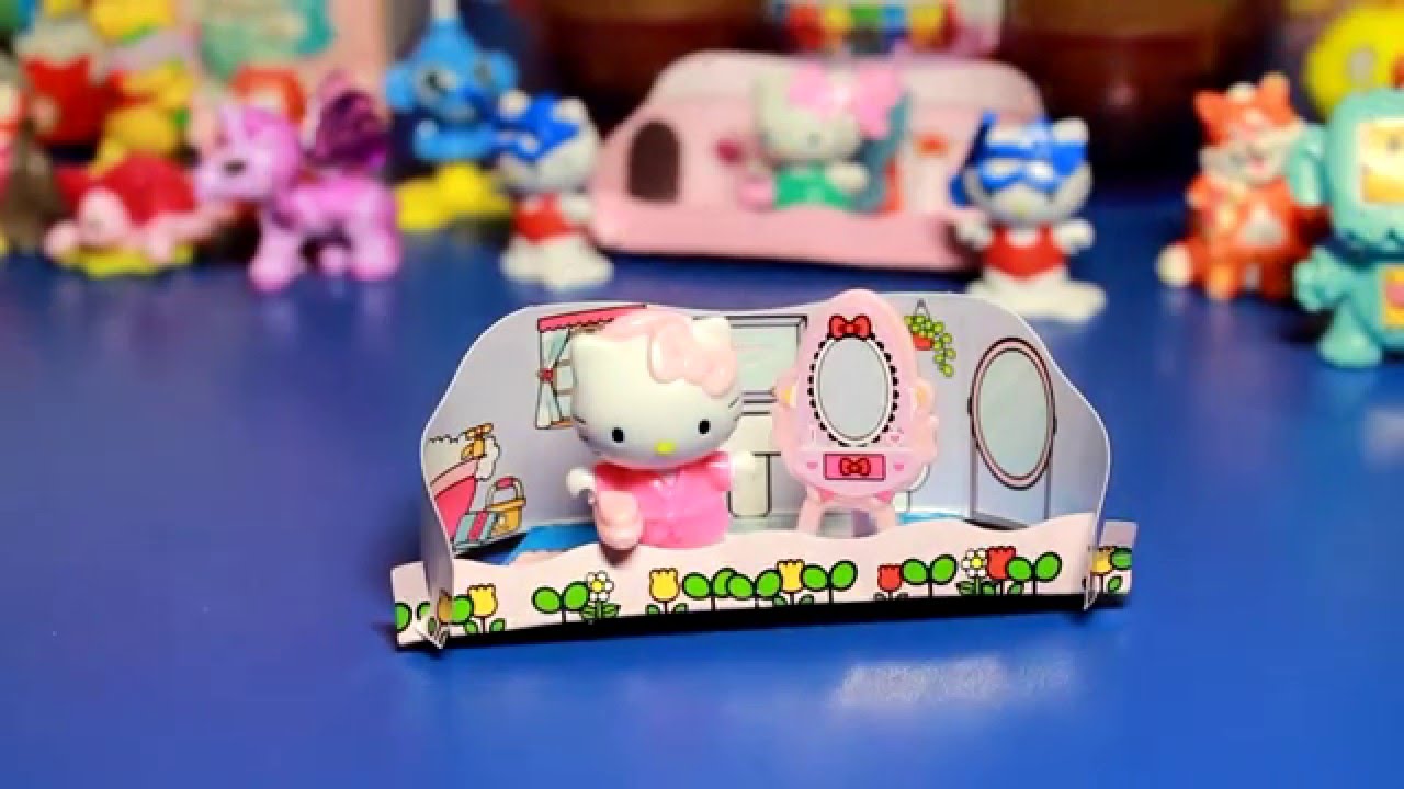 Kinder Surprise Egg Unwrapping. Hello Kitty. Little pink Kitty.